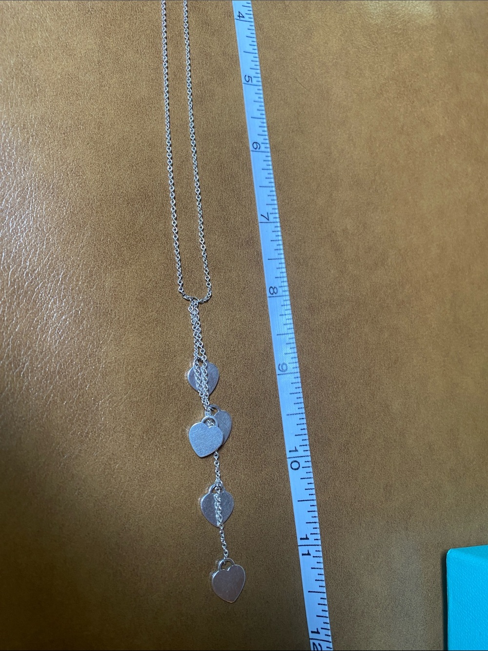 Tiffany & Co. Multi Hearts Lariat Drop Necklace in Sterling Silver - Picture 10 of 10
